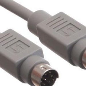 6' Feet Mini DIN 8 Cable 28 AWG 8 Pin Male to Male for Apple Mac Midi Cord