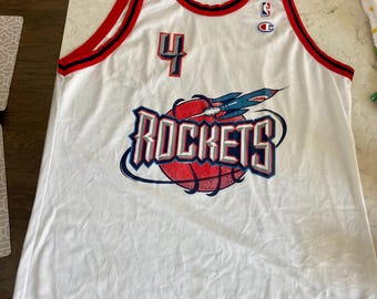 Champion Jersey Houston Rockets Size M 40 NBA Charles Barkley 4
