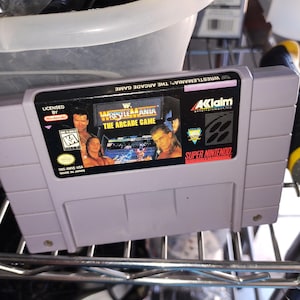 WrestleMania Super Nintendo SNES Working cartridge only