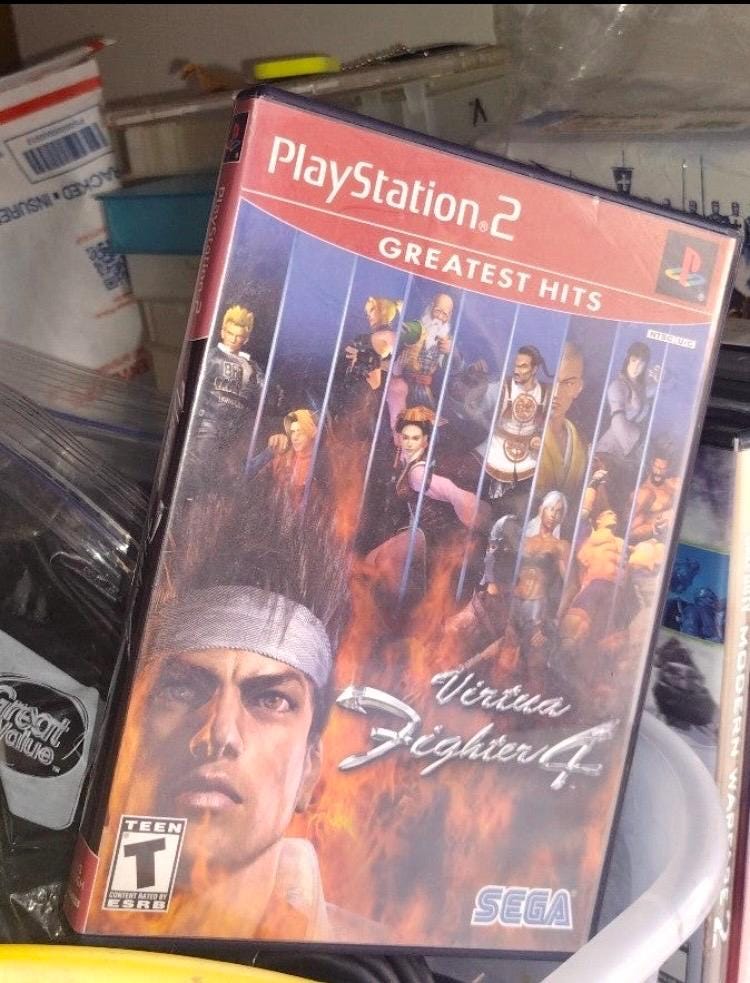 VIRTUA FIGHTER 2 II PAI CHAN SEGA ARCADE JAPAN B2 SIZE OFFICIAL POSTER