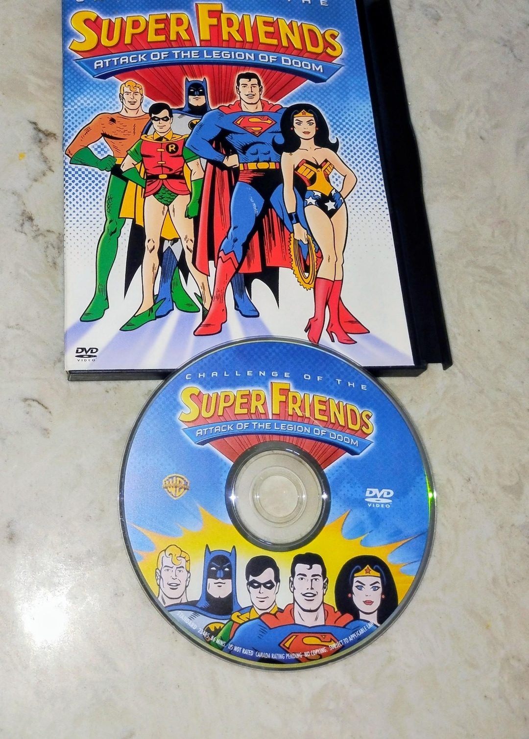 Super Friends DVD Attack of Legend of Doom DC Universe Comics