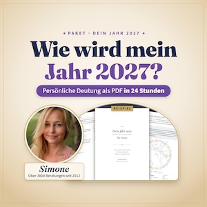 Annual horoscope 2027 and numerology package: what will 2027 bring me, time frame with dates and personal year, PDF in German, in 24 hours