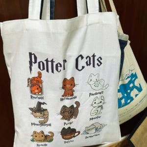 Canvas draagtas Potter Cat