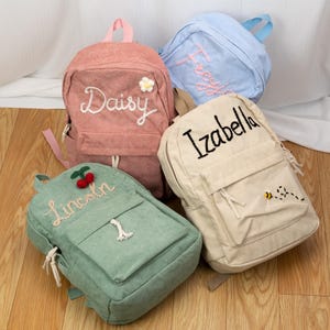 Sac à dos personnalisé pour enfant - Sac à dos préscolaire, Sac d'école personnalisé pour tout-petit, Adorables cadeaux d'anniversaire pour enfants, Rentrée scolaire, Cadeaux pour filles et garçons