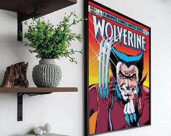 1993 Wolverine Poster! Rare Vintage Original 1990's Marvel