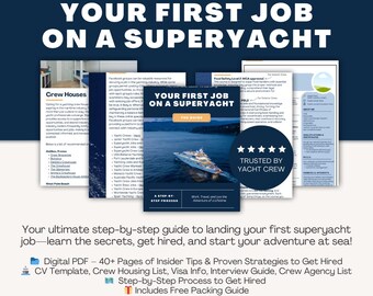Der ultimative Begleiter für Ihren ersten Job auf einer Superyacht