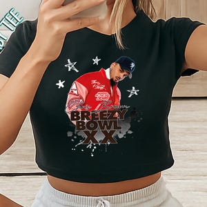 Chris Brown Breezy Album Crop Top - Music Fan Tee