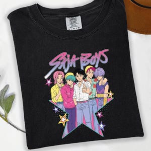 Saja Boys Shirt Kpop Demon Hunters Shirt Jinu Manga Shirt Korean Pop Lover Gift  Kpop Huntrix Shirt Demon Hunter Merch Saja Boys Fan Shirt