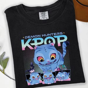 Demon Hunter Tiger Shirt  Derpy the Tiger And Bird Demon Hunter Tiger Hunters Tiger Fan Shirt  Kpop Saja Boys Tee Kpop Hunter Comfort Colors