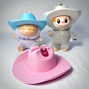 Plush Monster CowBoy Hat  | Sombrero Accessory | 3D Printed | Cute Collector Gift
