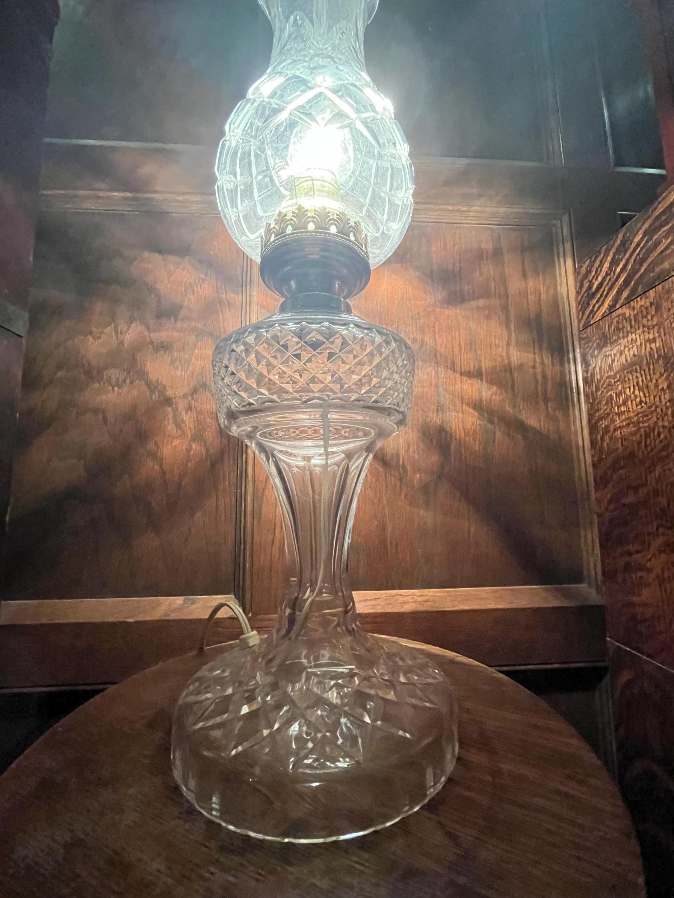 Waterford Crystal Table Lamp - Etsy