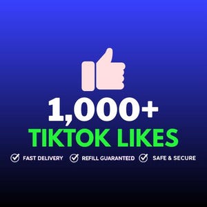 Oltre 1.000 Mi piace su TikTok Servizio Premium / Consegna rapida e sicura / Migliora subito il tuo profilo TikTok / Strategia di crescita