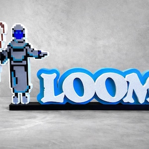 LOOM Aufsteller / Retro Gaming Display ... Every thread has a purpose!