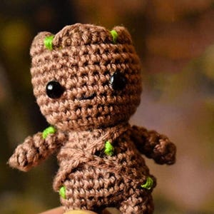 Crochet Baby Groot PDF Amigurumi Pattern, Crochet Baby Groot, Crochet Patterns, Crochet Cute Patterns, Crochet For Beginners