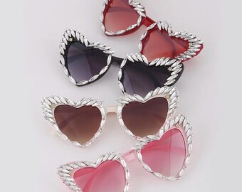 Crystal Heart Sunglasses