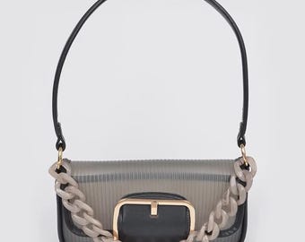 Boss Lady Translucent Buckle Bag