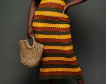 Color My Body Knit Maxi Dress