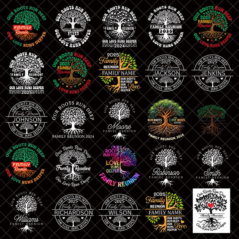 Our Roots Run Deep Png Bundle, Family Reunion 2025 Png, Roots Run Deep ...