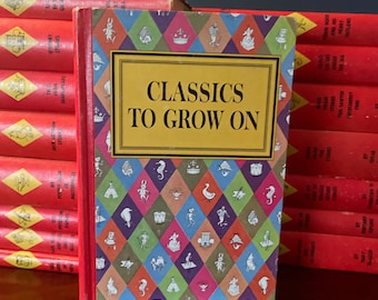 Classics to Grow On, Set of 16, Children's Books, 1940s- 60's, Literature and Stories for All Ages, Home Schooling, Instant Collection