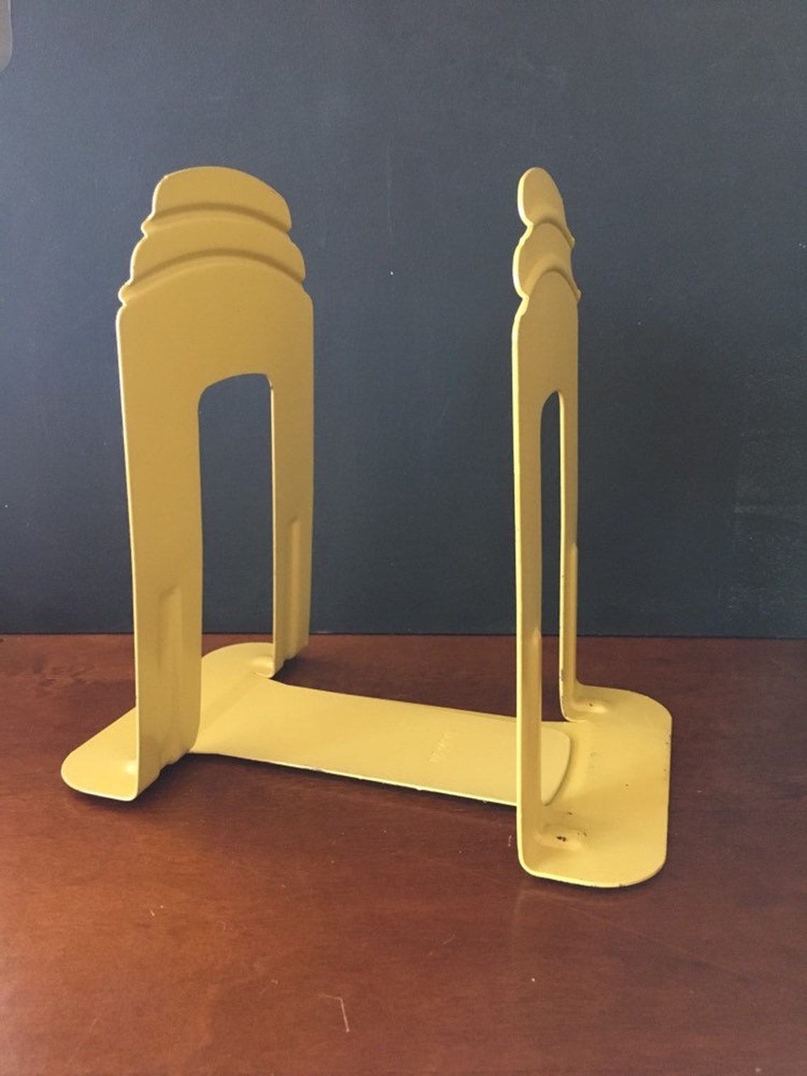 Bookends Heavy Duty Library Bookends Perfect Yellow Etsy