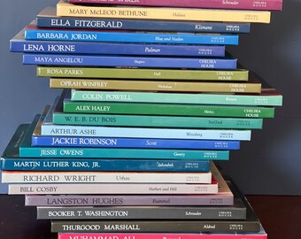 Black Americans Of Achievement, 21 Volume Book Set, Biografieën voor jongvolwassenen en kinderen, Thuisonderwijs, Leraren, Kinderopvang, Terug naar School