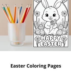 Easter Coloring Pages For Kids, Easter Party, Kids Activity, Kids Easter Activities, Egg Coloring, DIY Easter, Printable Coloring Pages