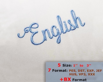 Maschinenstickerei, Bx Schrift, Pes Schrift, Bx Stickerei Schrift, Stickmuster