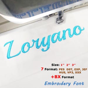 BX Font, Pes Font, Satin stitch font, font for embroidery, Dst Exp Hus Jef Pes Font, cursive embroidery font, Machine Embroidery fonts bx