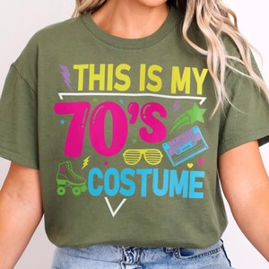 Vintage This Is My 70&#39;s Shirt, 70&#39;s Party Shirt, 70&#39;s Trip Shirt, 70&#39;s Group Shirt, Retro 70&#39;s Birthday Shirt, 70&#39;s Gift Costume 371590