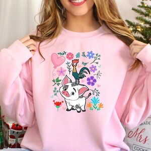 Hei Hei And Pua Moana Sweatshirt, Disney Moana Sweatshirt, Disney Hei Hei Sweatshirt, Disney Pua Sweatshirt, Disney Pua Hoodie, 371736