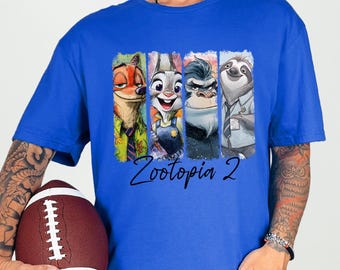 Disney Zootopia 2  Nick Wilde Shirt Juddy Hopps Nick Wilde Shirt Disney Family Trip Shirt Zootopia Varsity Shirt 374672