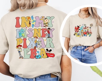 In My Disney Pixar Era Family Shirt, Pixar Fest Squad Trip Tee Disney Cars Kids Shirt,Disney Pixar Matching Tees 373099