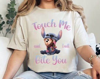 Stitch Touch Me And I Will Bite You Shirt, Lilo And Stitch Shirt, Stitch Movie Shirt, Disney Stitch Trip Shirt, Stitch Family Shirt 373394