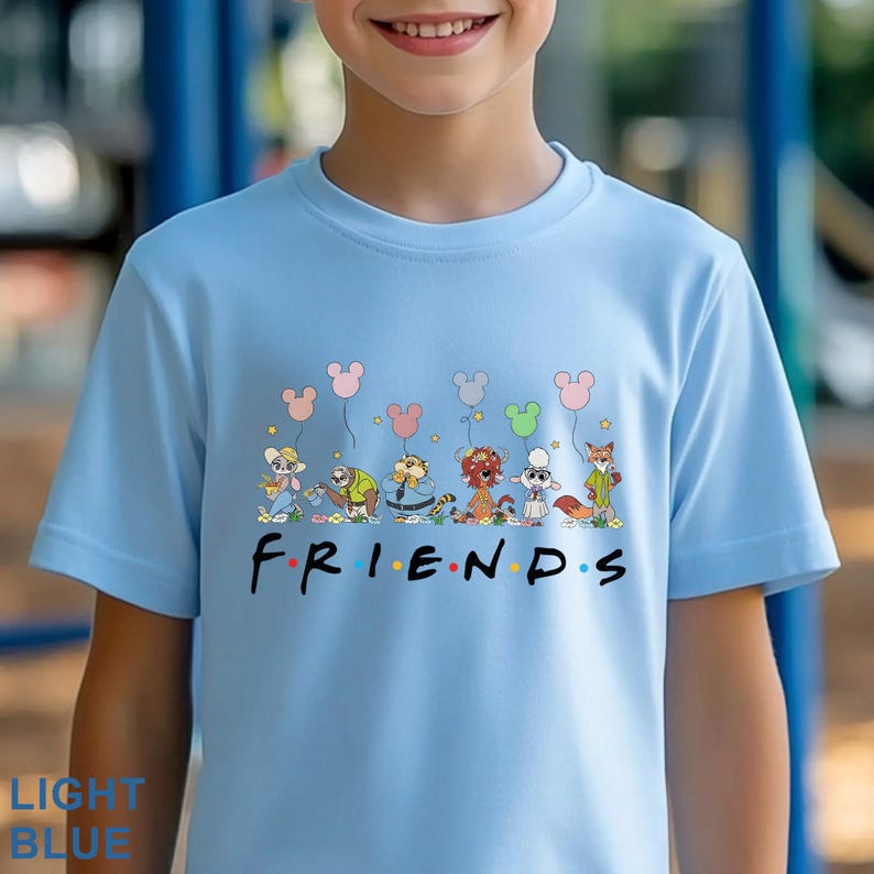 Disney Zootopia Characters Shirt, Nick Wilde Judy Hopps Shirt, Disney Friends Zootopia Balloons Shirt 374660 bild 8