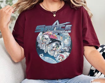 Vintage Space Mountain Shirt, Magic Kingdom Space Mountain shirt, Retro Space Mountain Tee, Disney World Shirt, Disneyland WDW Shirt 372062