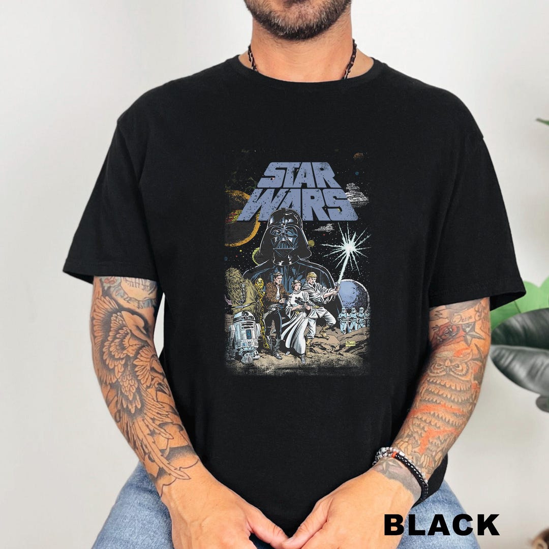 Retro Disney Star Wars Shirt, Vintage Star Wars Tee, Star Wars Tee ...