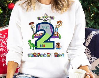 Custom Disney Toy Story Birthday Sweatshirt, Toy Story Birthday Hoodie Personalized Disney Birthday Crewneck  371349