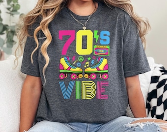 Vintage 70'S Vibe Shirt 70'S Party Shirt 70S Hippie Trip Shirt 70S Aesthetic Group Shirt Retro 70S Disco Shirt Boha70 Vibe Gift Shirt 371576