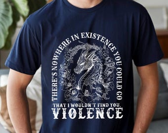 Floral Dragon Shirt, Basgiath War College Shirt, Fourth Wing Book Shirt, Violence Dragon Rider Shirt, Basgiath Dragon Tee 374648