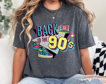 Vintage Back To The 90's Shirt 90's Party Shirt 90's Trip Shirt 90's Group Shirt Retro 90's Shirt 90's 90's Squad Shirt Boho Shirts 371580