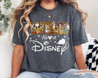 Camiseta "Loco por Disney", "Reino Animal", "Viaje Familiar Safari de Disney", "Parques Disney", "Modo Safari", "Disney Wild", 371506