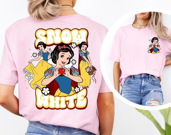 Retro Disney Princess Snow White Shirt Vintage Disney Princess Shirt Two Sided Snow White Shirt Disney Girls Trip Magic Kingdom Shirt 372492