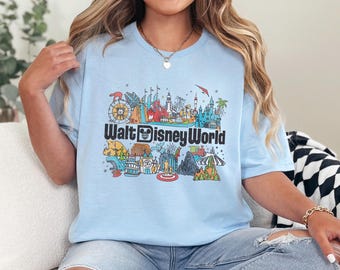 Retro Walt Disneyworld Shirt Vintage Disneyworld Shirt Mickey And Friends Shirt Vintage Disney Park Shirt, Disney Matching Trip Shirt 373554