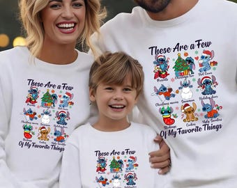 Stitch  Christmas Sweatshirt Christmas Lilo And Stitch Sweatshirt Disney Stitch Christmas Hoodie Stitch Crewneck 372192
