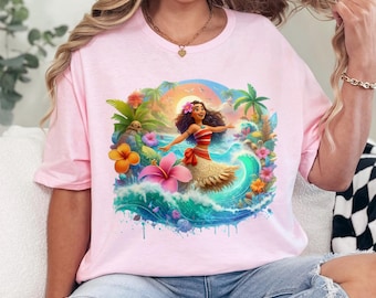Moana  Princess Moana Shirt, Disney Moana 2 Gift Shirt, Moana Island Shirt, Moana Birthday Girls Shirt, Moana 2 Movie Trip Shirt 371956