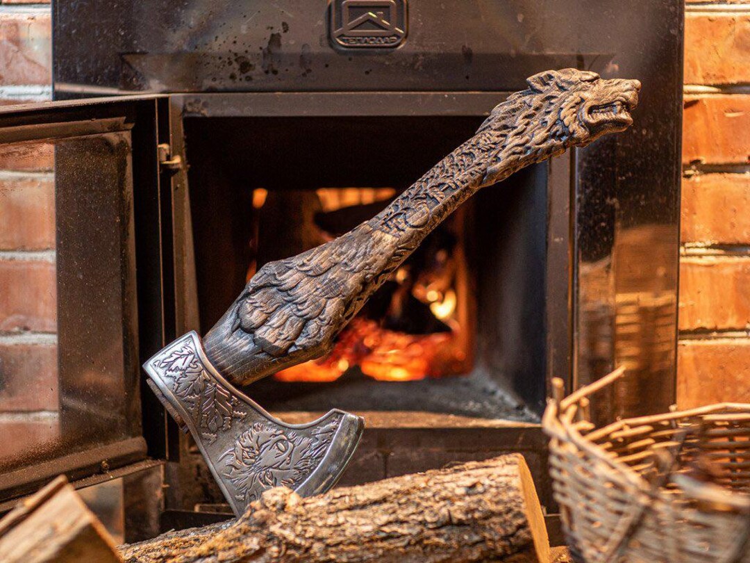 Handamde Handamde Axe Hatchet Hand Axe Viking Middle Ages Outdoor Camping Axe ...