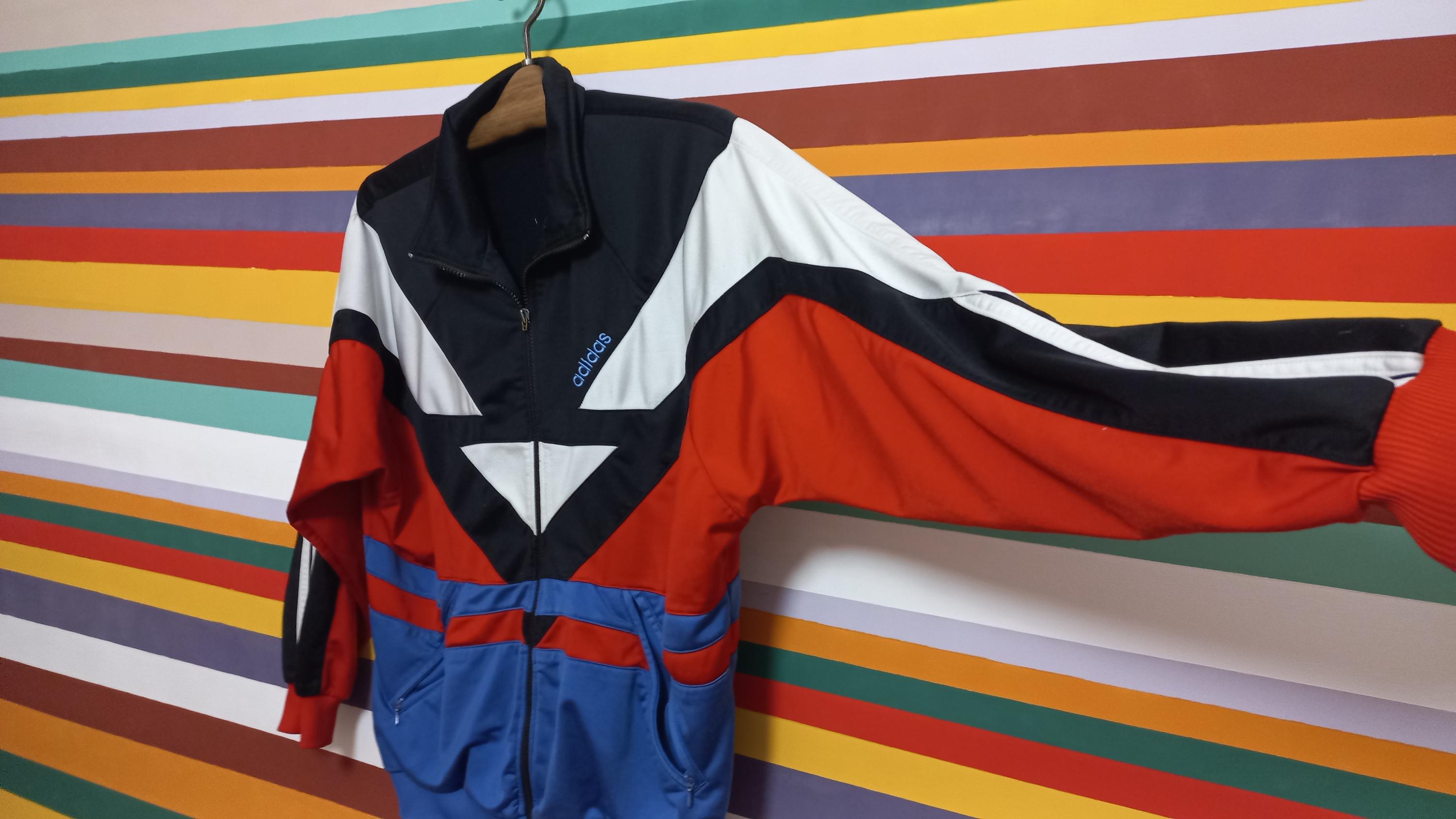 90年代ヴィンテージ アディダス トラックジャケット：マルチカラー 