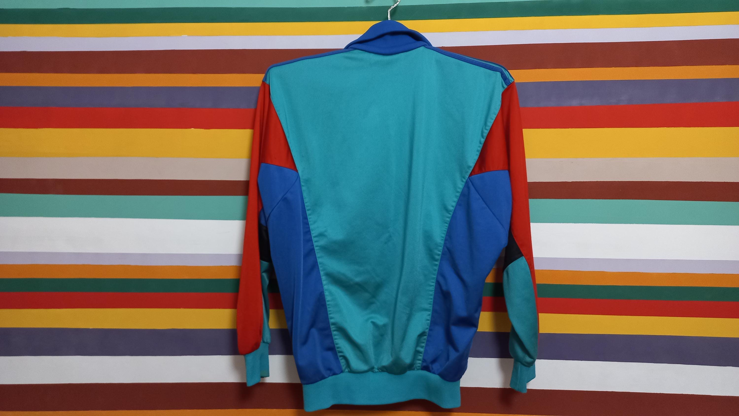 90s アディダス アクリルタムニット デットストック Adidas Tam Vintage 90s Adidas Track Jacket - Multicolor Retro Sportswear