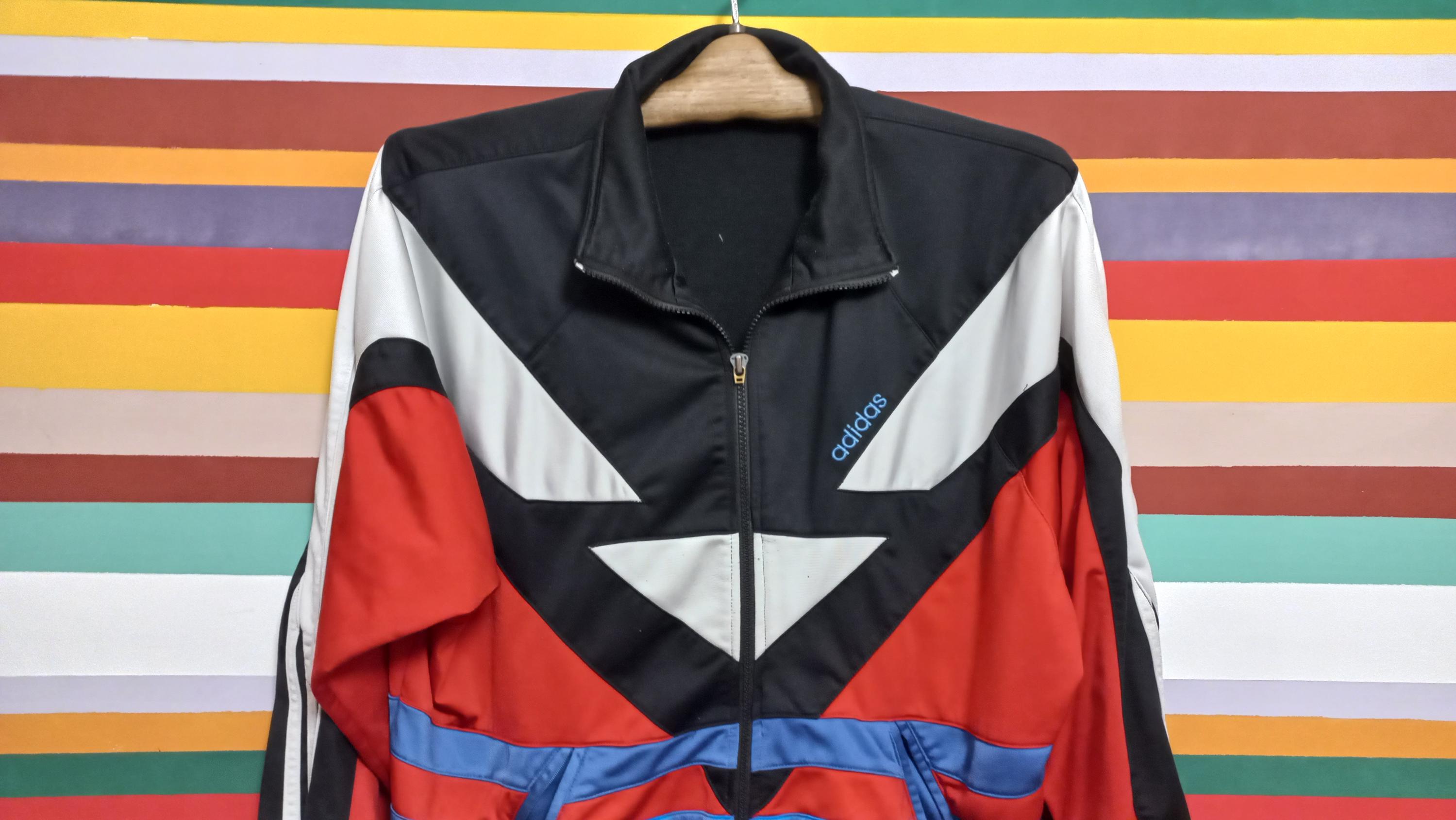 90年代ヴィンテージ アディダス トラックジャケット：マルチカラー 