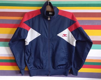 Vintage 90s Montana Track Jacket: Black Retro Sportswear, Size M